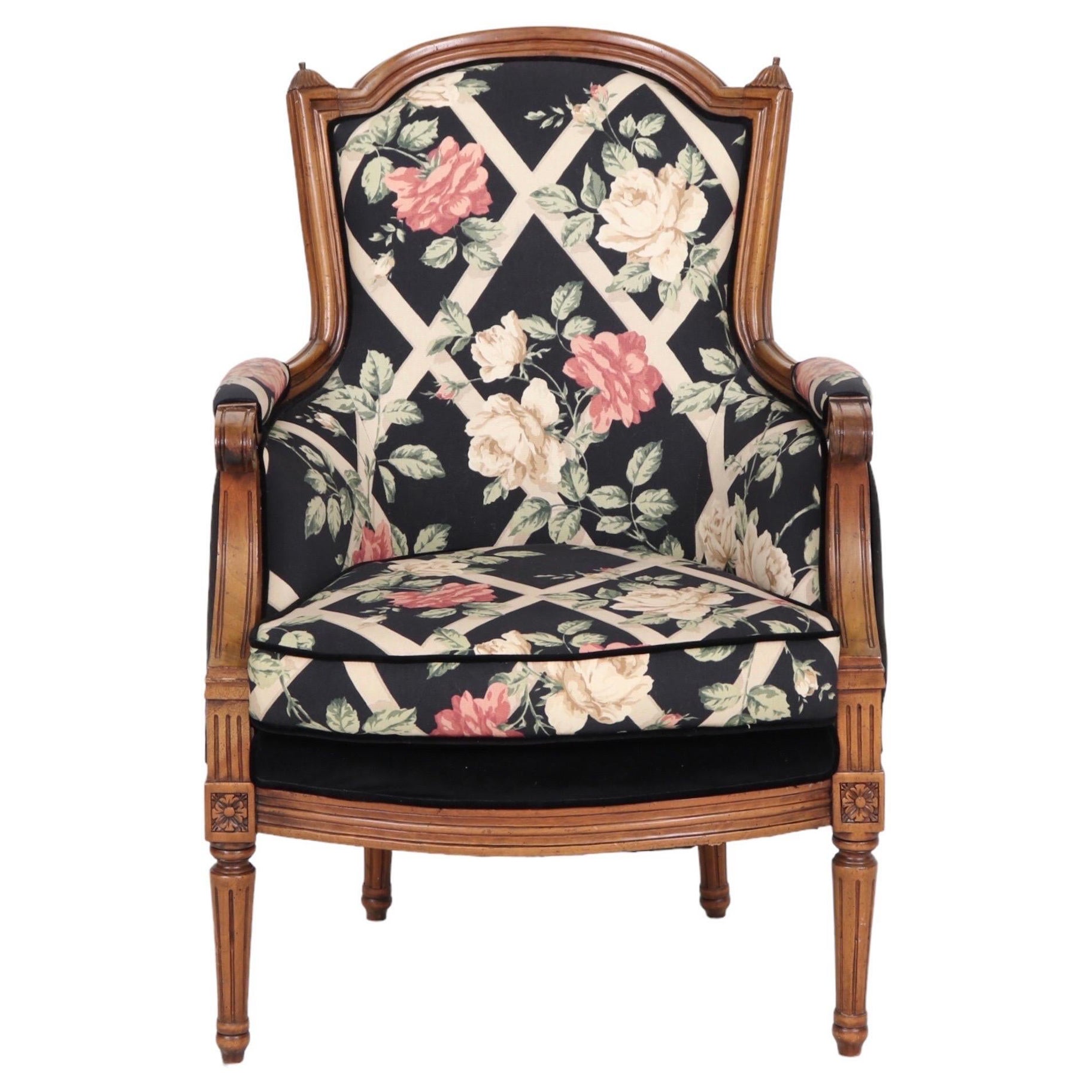 Louis XVI Stil Nussbaum Bergère