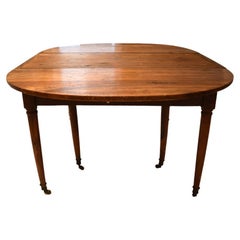 Louis XVI Style Walnut Dining Table, 19th Century