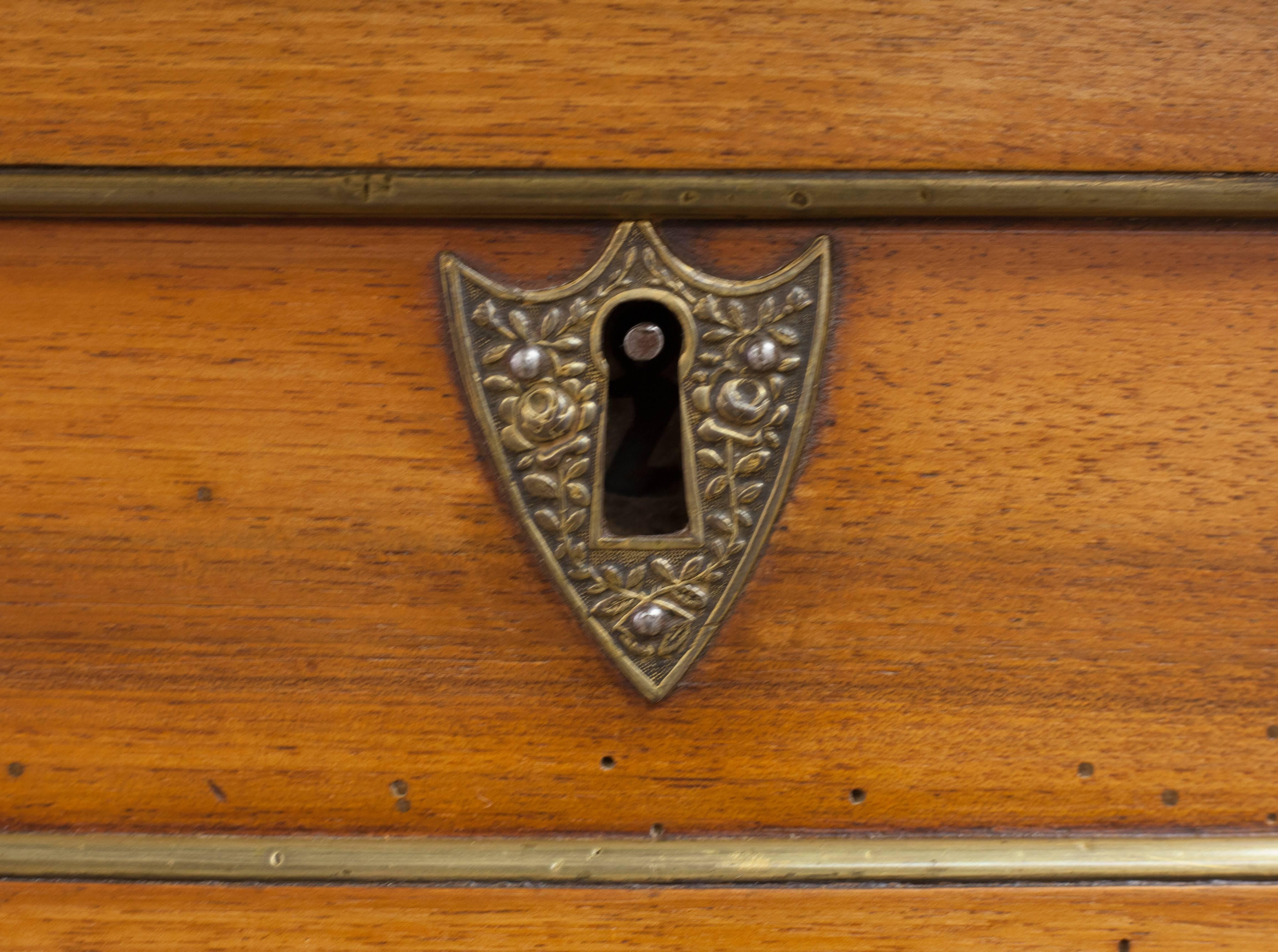 Louis XVI Style Walnut Secretaire Abattant In Good Condition In Nashville, TN