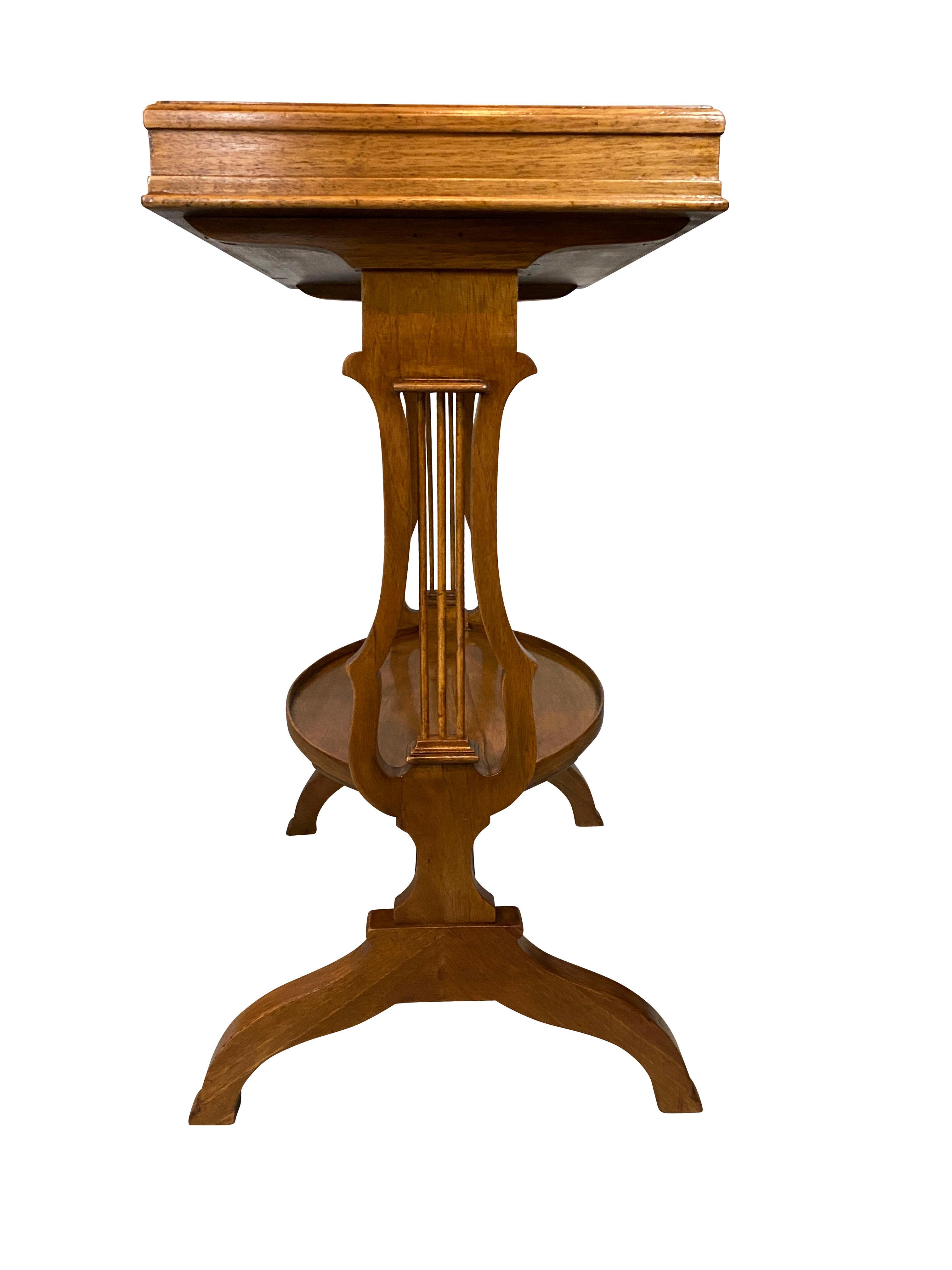 French Louis XVI Style Walnut Tricoteuse