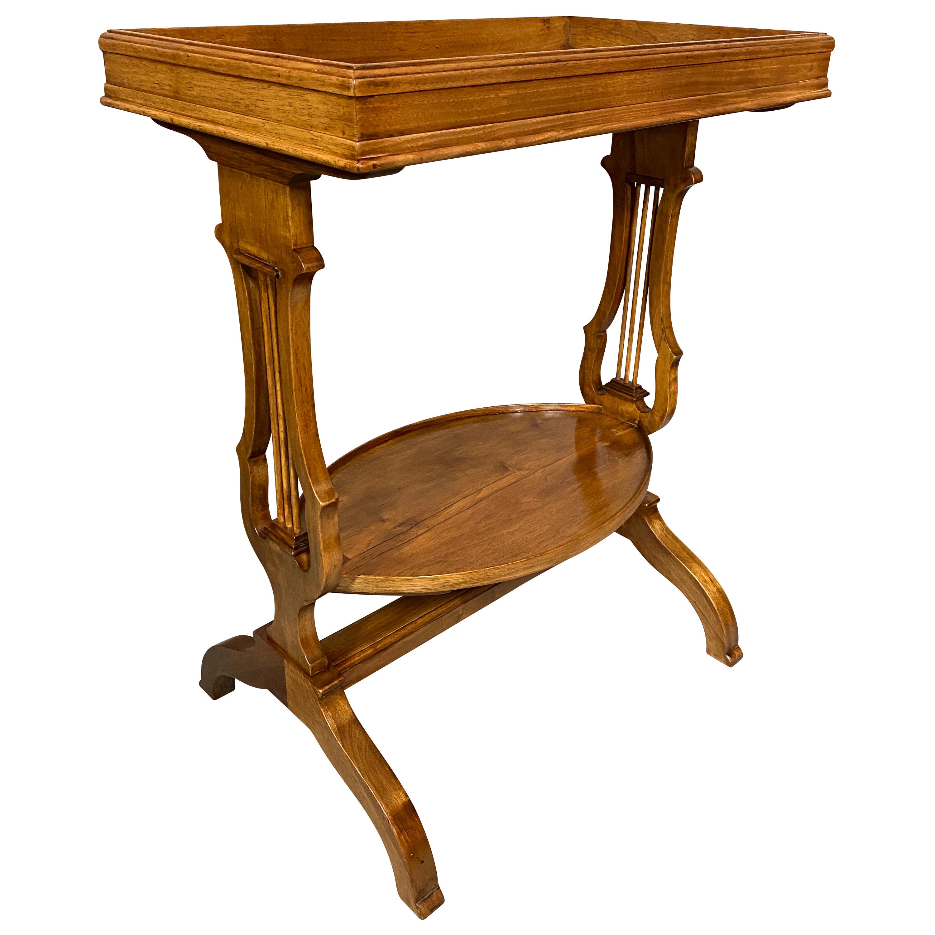 Louis XVI Style Walnut Tricoteuse