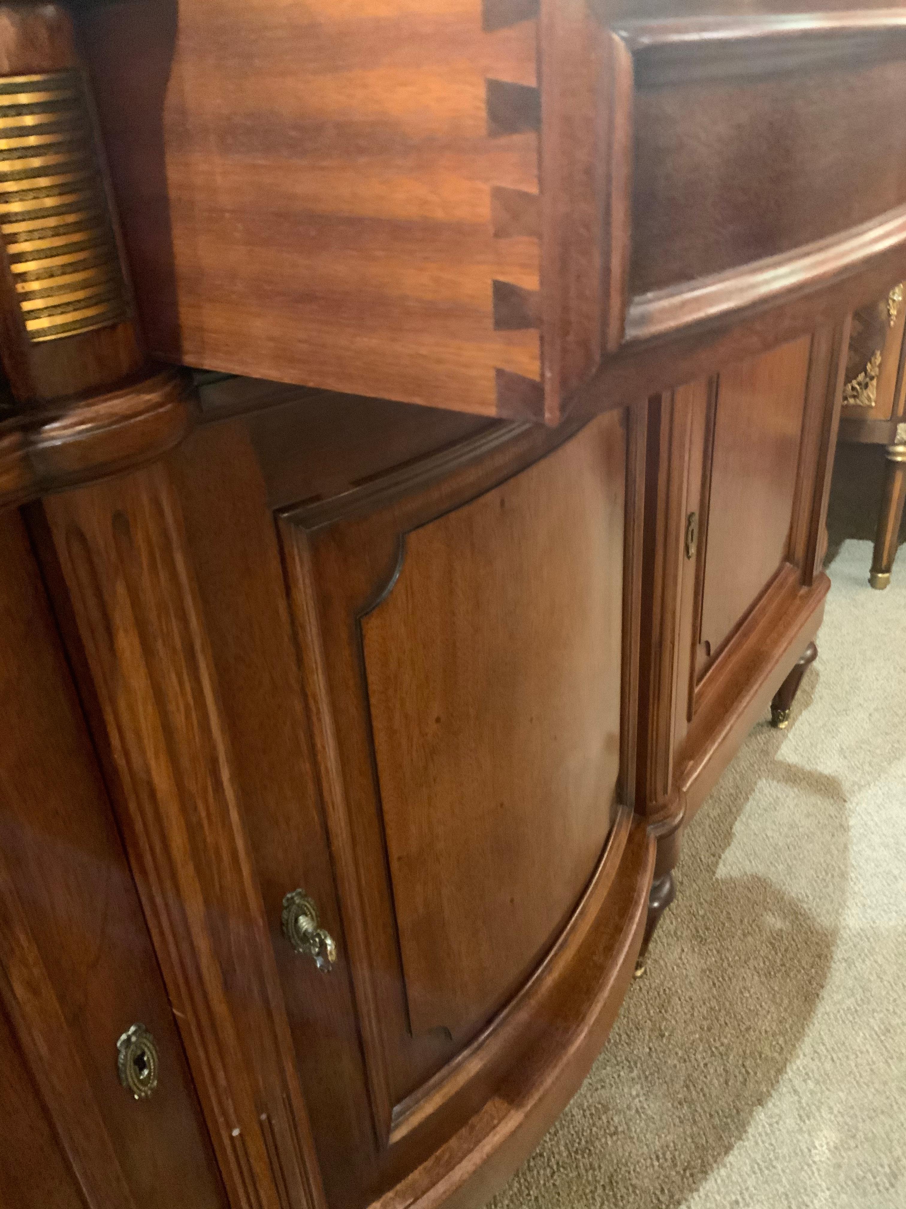 white marble sideboard