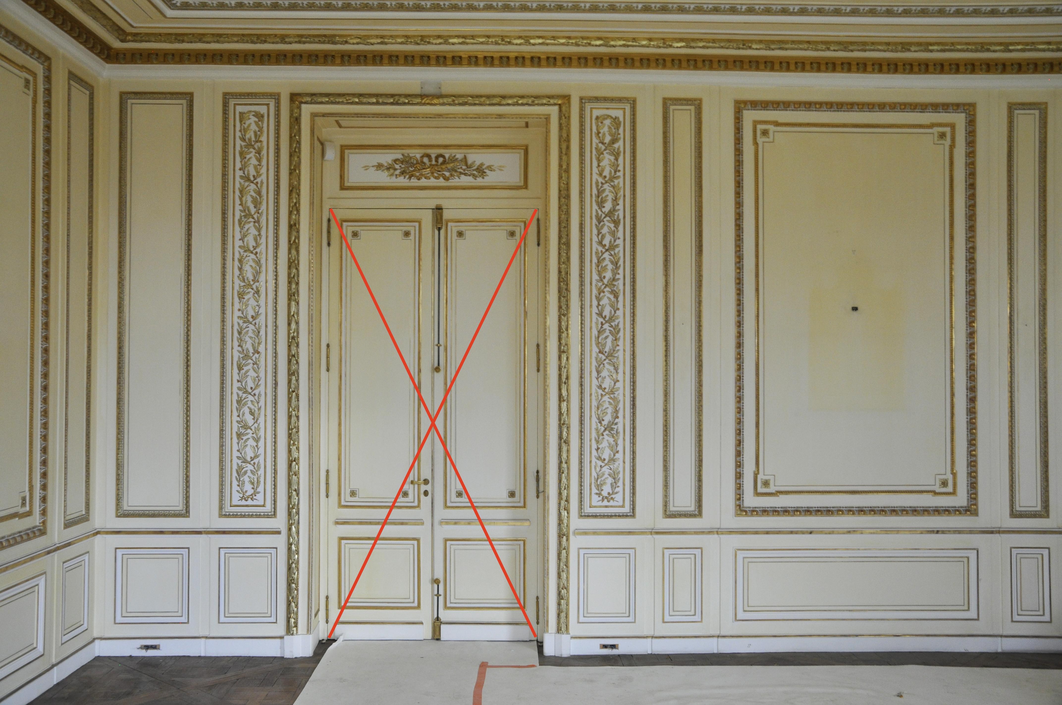 French Louis XVI Style Woodwork, End of the 20th Century For Sale