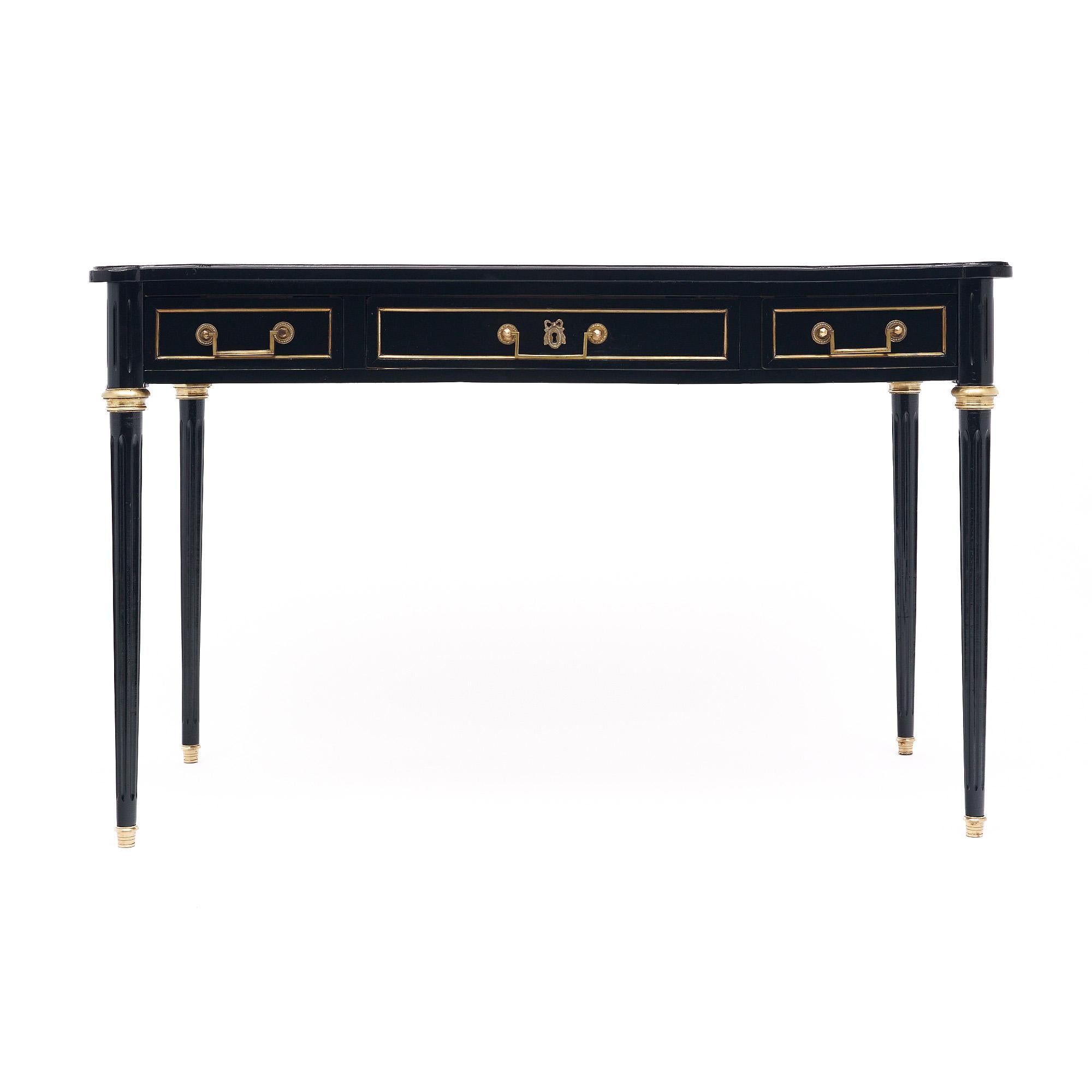 Ebonized Louis XVI Style Writing Desk