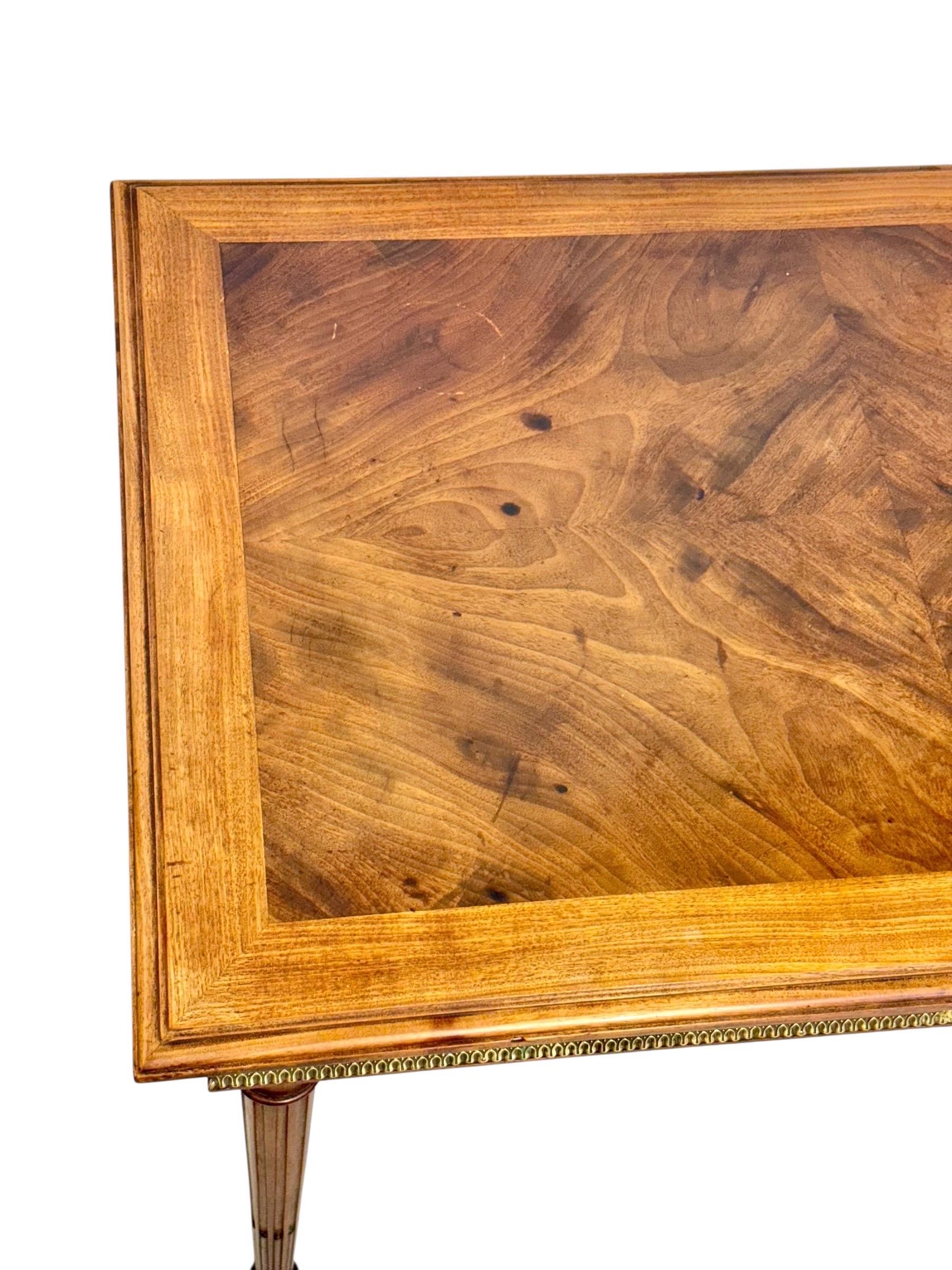 Louis XVI Style Writing Table with Gilt Bronze Mounts, 19th Century For Sale 4