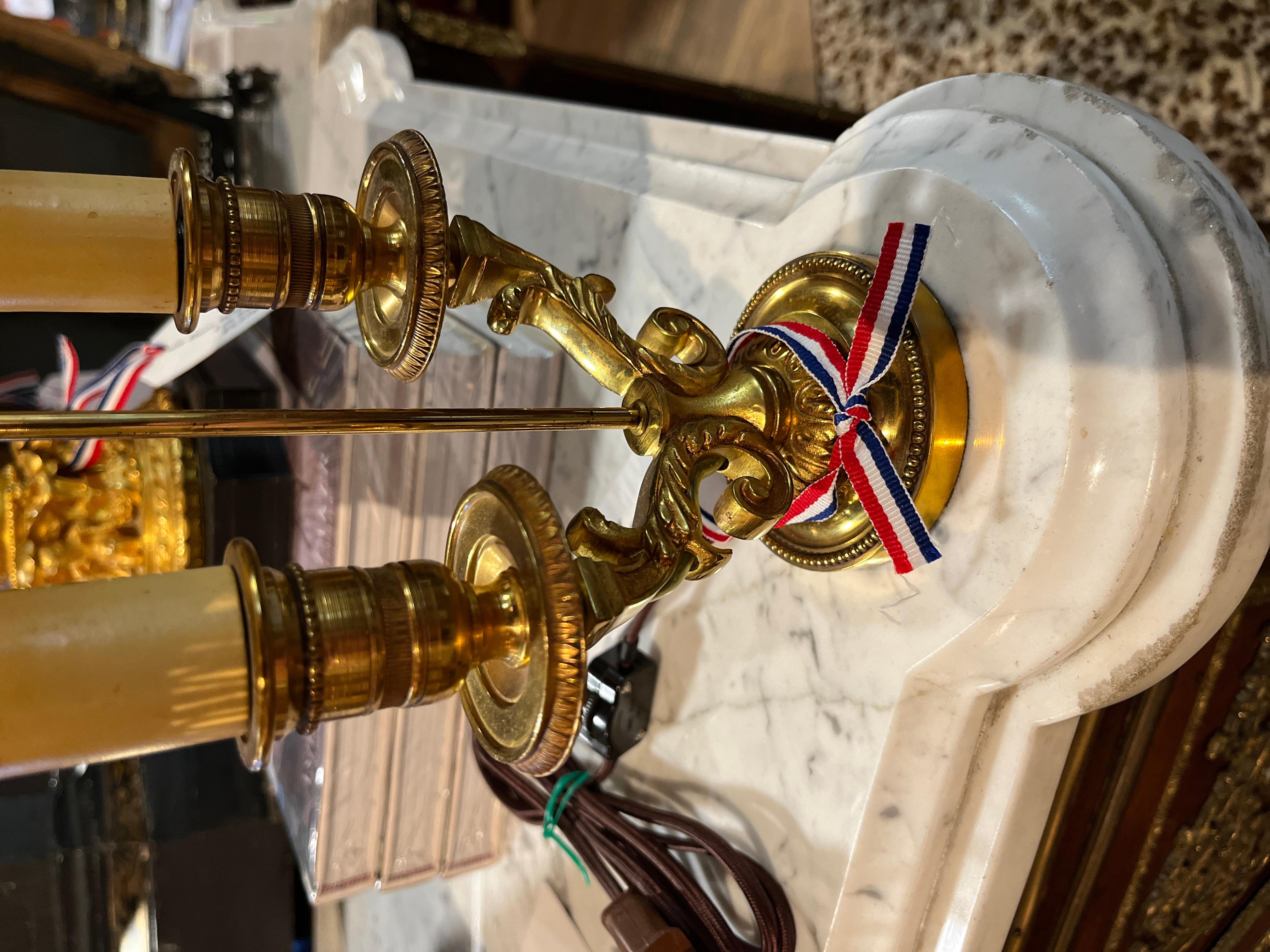 Européen Lampe d'antiquités de style Louis XVI en vente