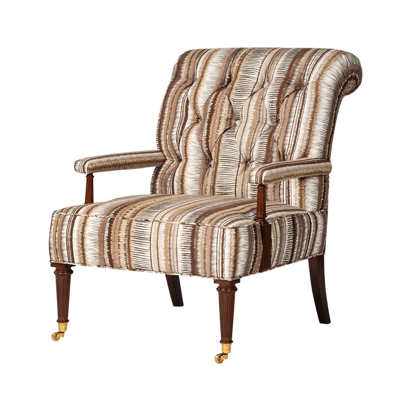 Louis XVI Tufted Fauteuil