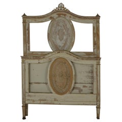 Vintage Louis XVI Twin Bed Frame