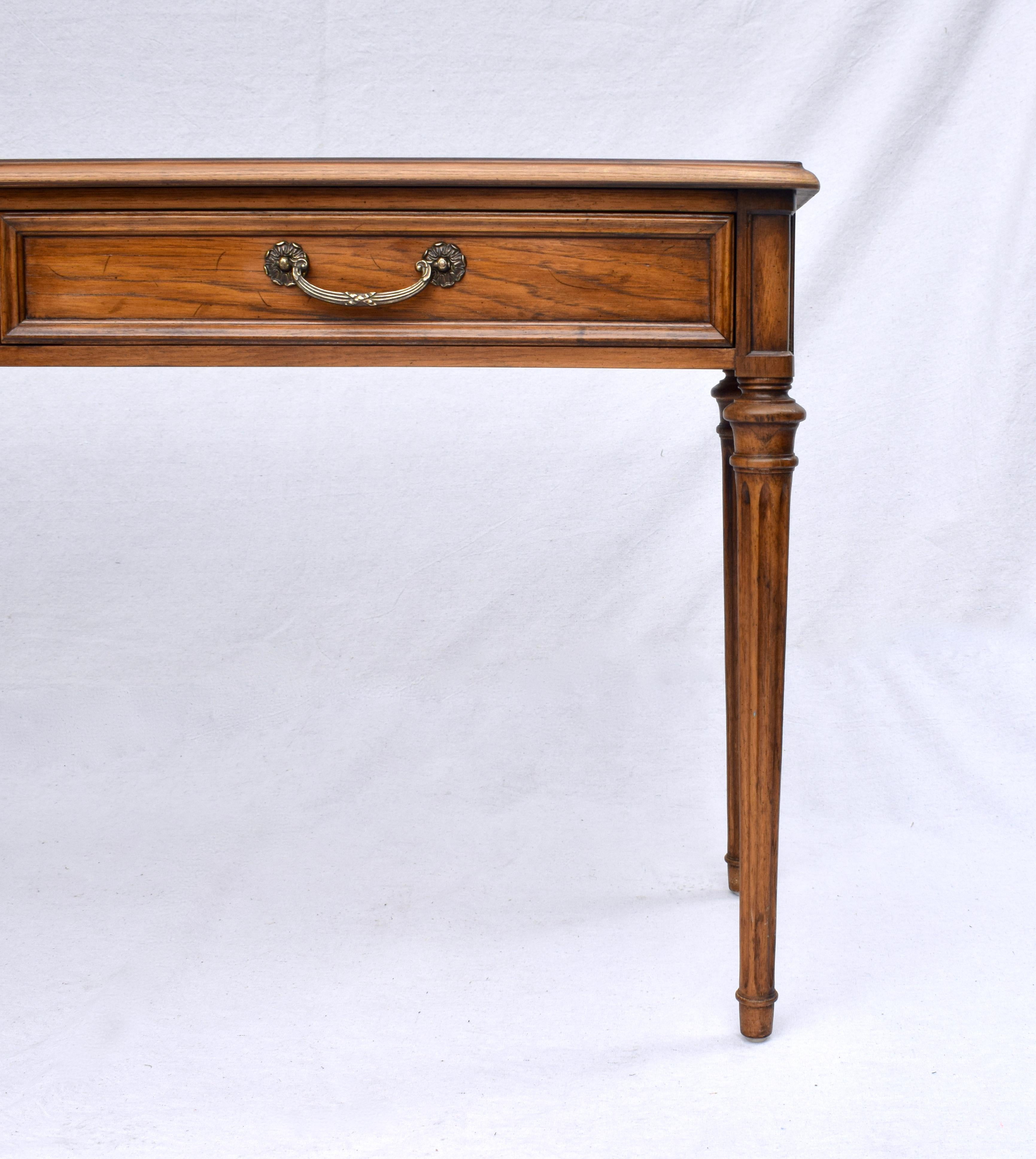 American Louis XVI Two Drawer Console by Henredon