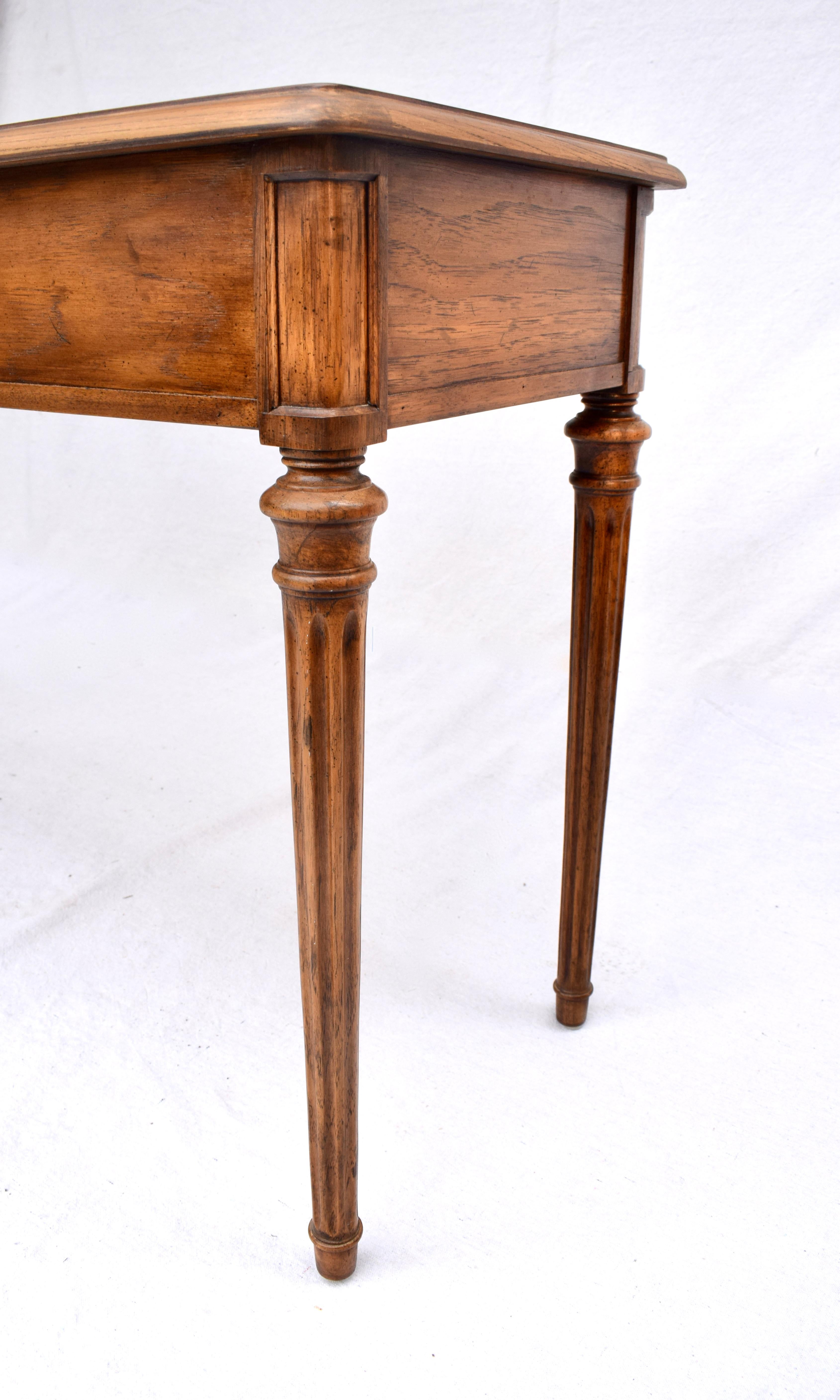 Louis XVI Two Drawer Console by Henredon 2