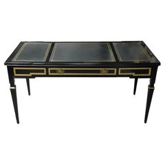 Louis XVI Ebonized Executive Desk