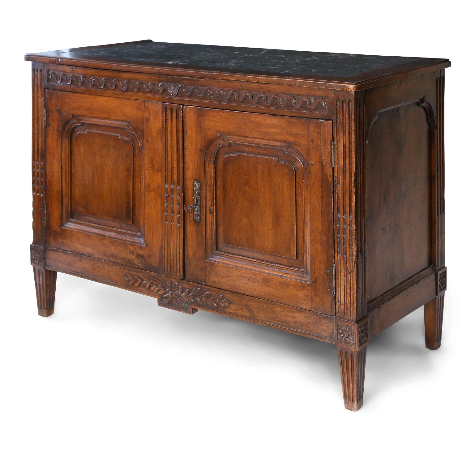 Louis XVI Period Walnut Buffet 12