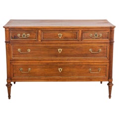 Louis XVI Walnut Chest Of Drawers Circa 1780