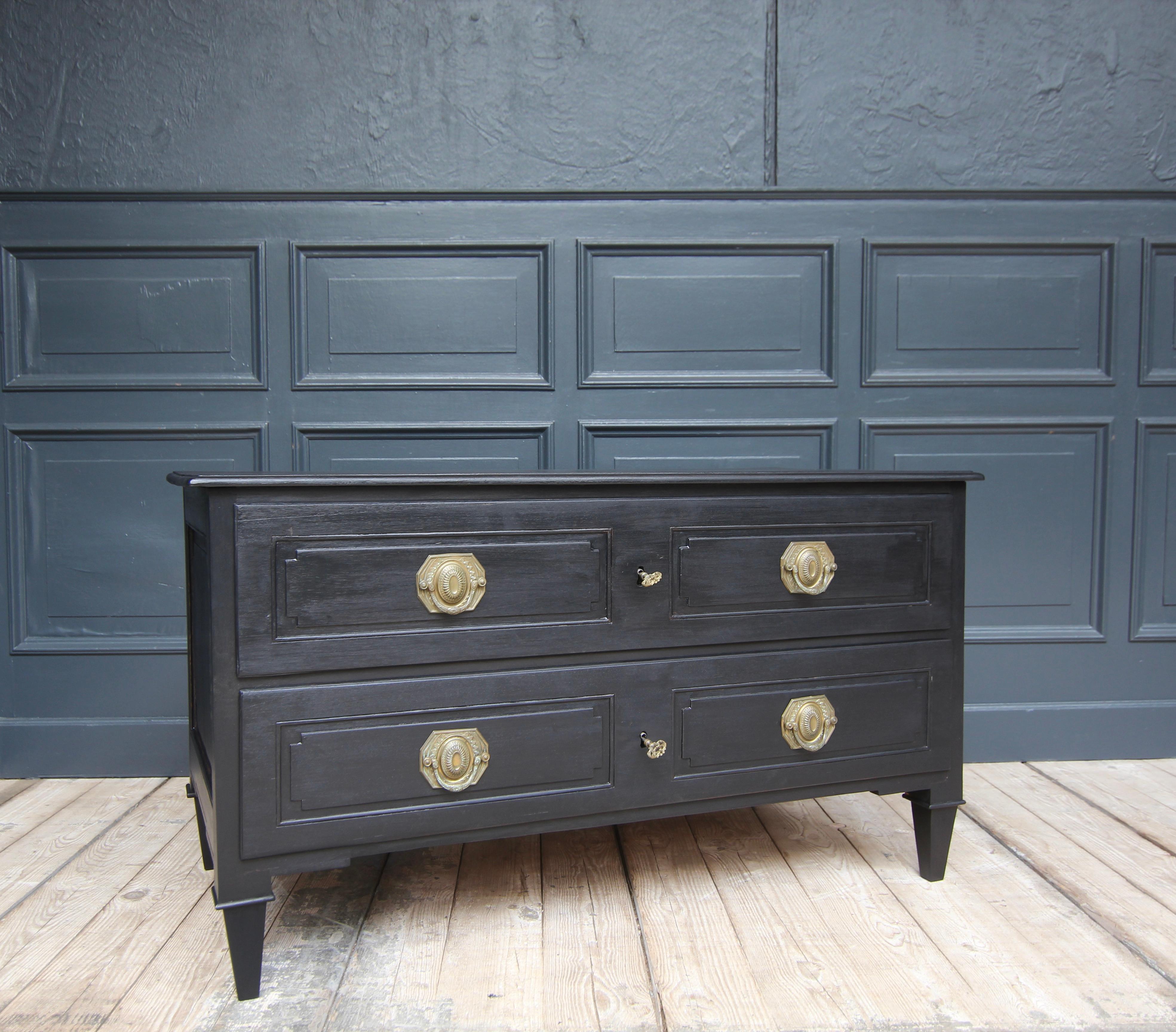 Louis XVI Walnut Chest of Drawers For Sale 9