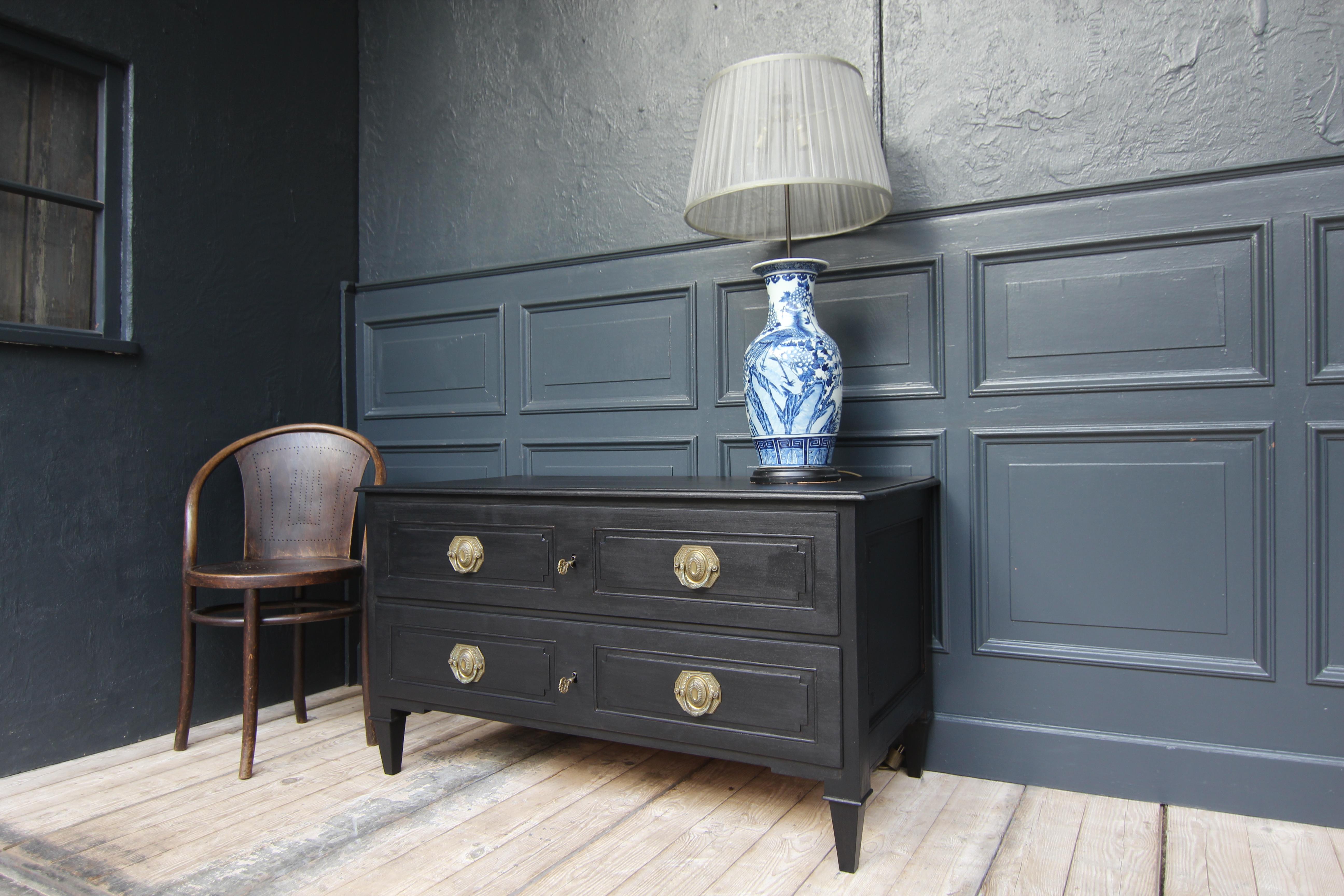 German Louis XVI Walnut Chest of Drawers For Sale