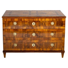 Louis XVI Walnut Chest of Drawers, late 18th Century