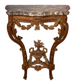 Tavolo Consolle Luigi XVI in Oak cerato