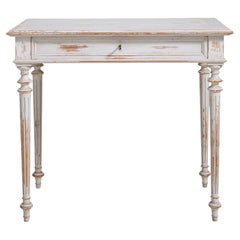 Louis XVI White Patinated Table