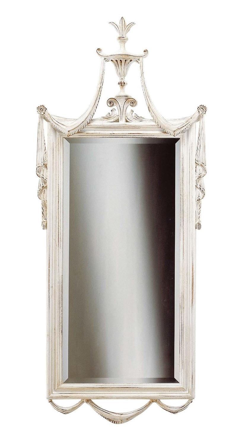 Louis XVI White Wall Mirror by Spini Firenze In New Condition In Milan, IT