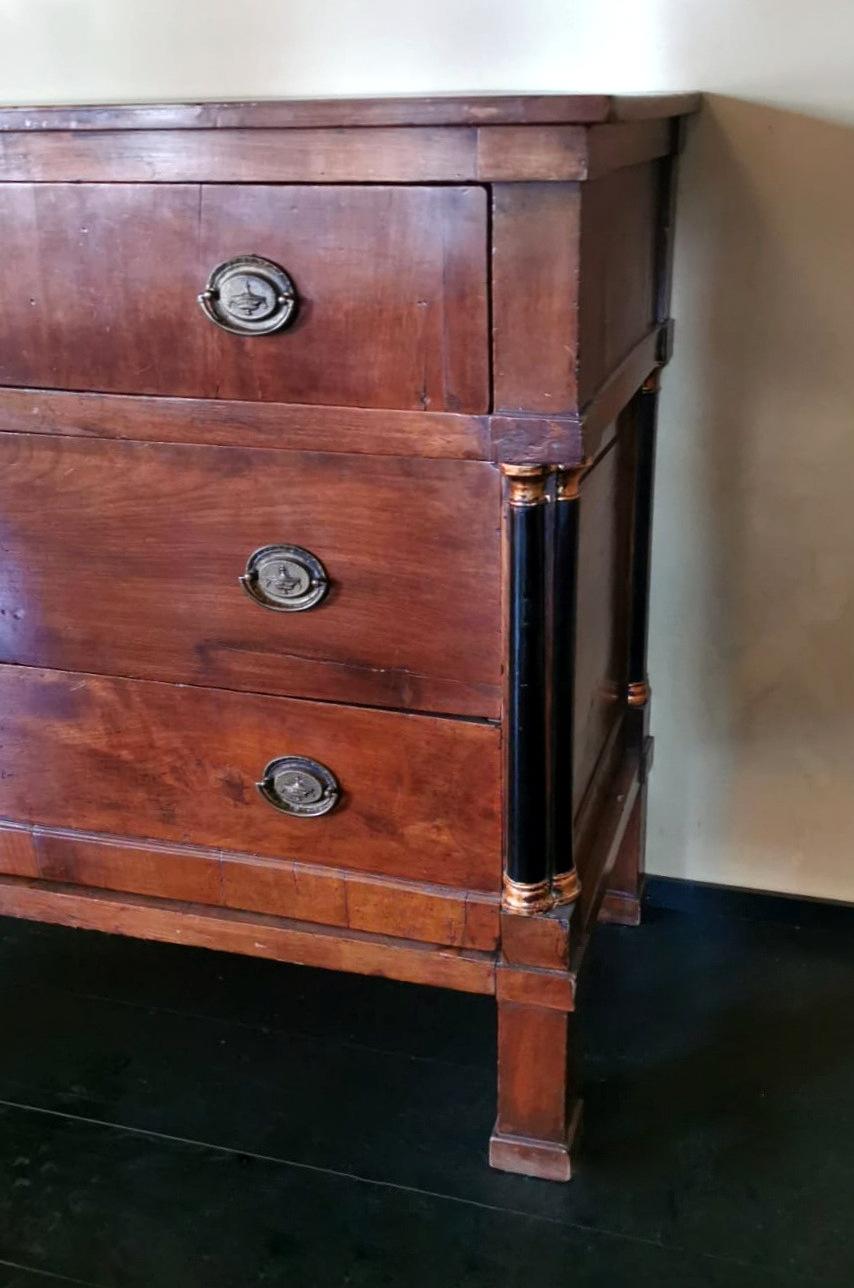 XIXe siècle Commode française restaurée de style Louis XVIII