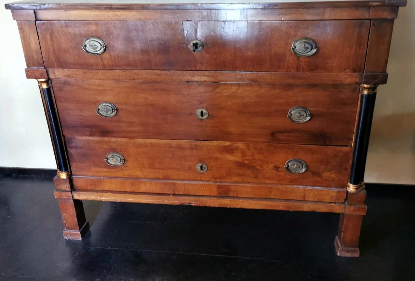 Restauration Louis XVIII Style Restoration French Chest Of Drawers For Sale
