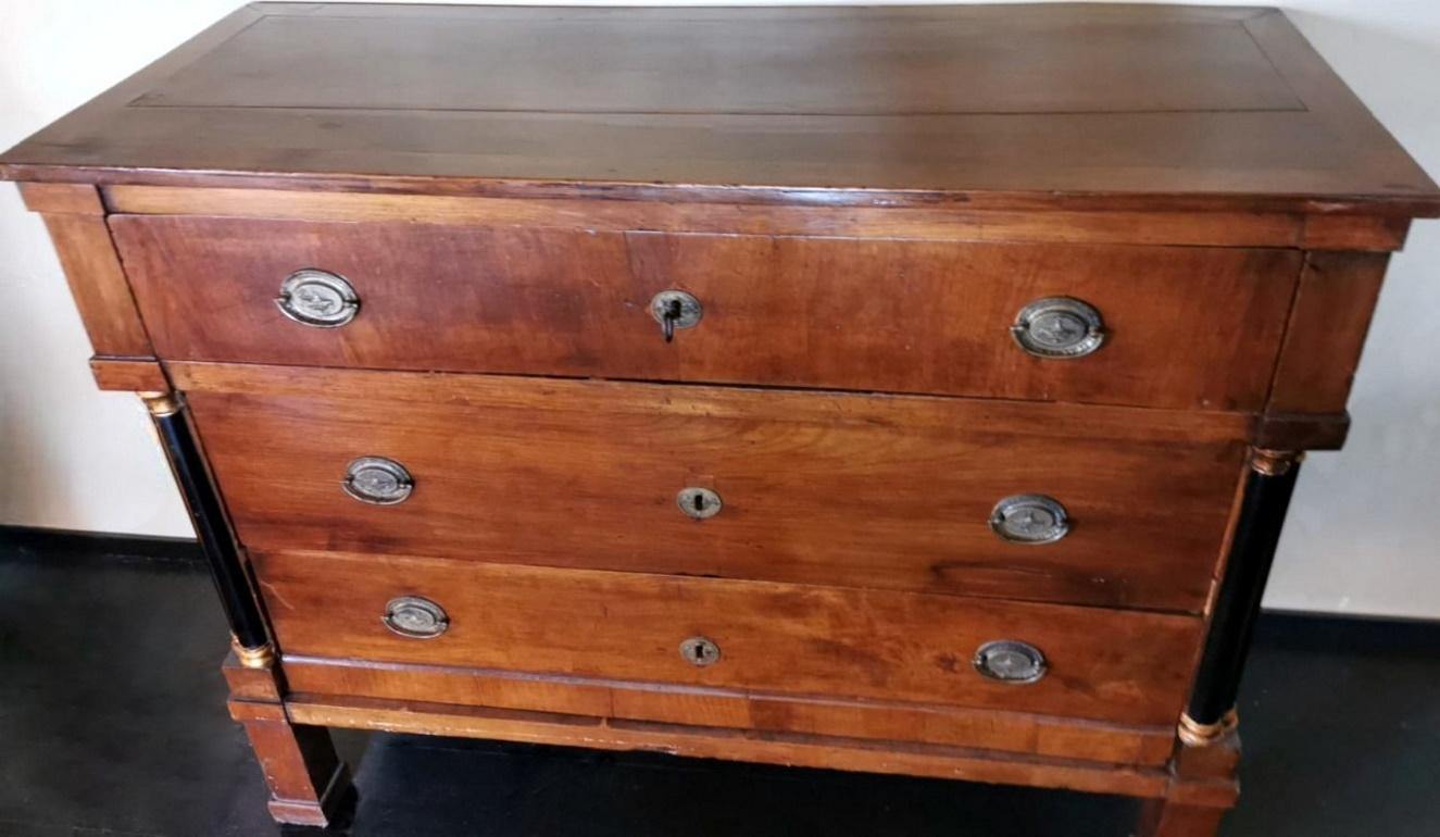Cast Louis XVIII Style Restoration French Chest Of Drawers For Sale