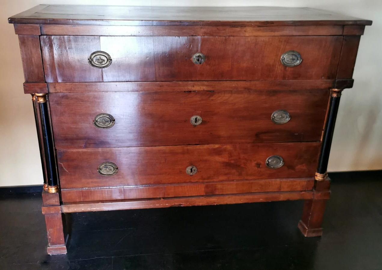 19th Century Louis XVIII Style Restoration French Chest Of Drawers For Sale