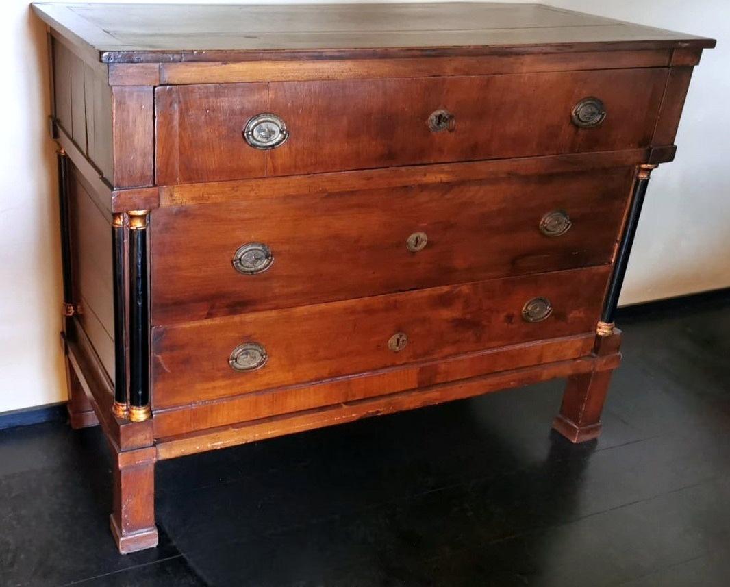 Moulage Commode française restaurée de style Louis XVIII