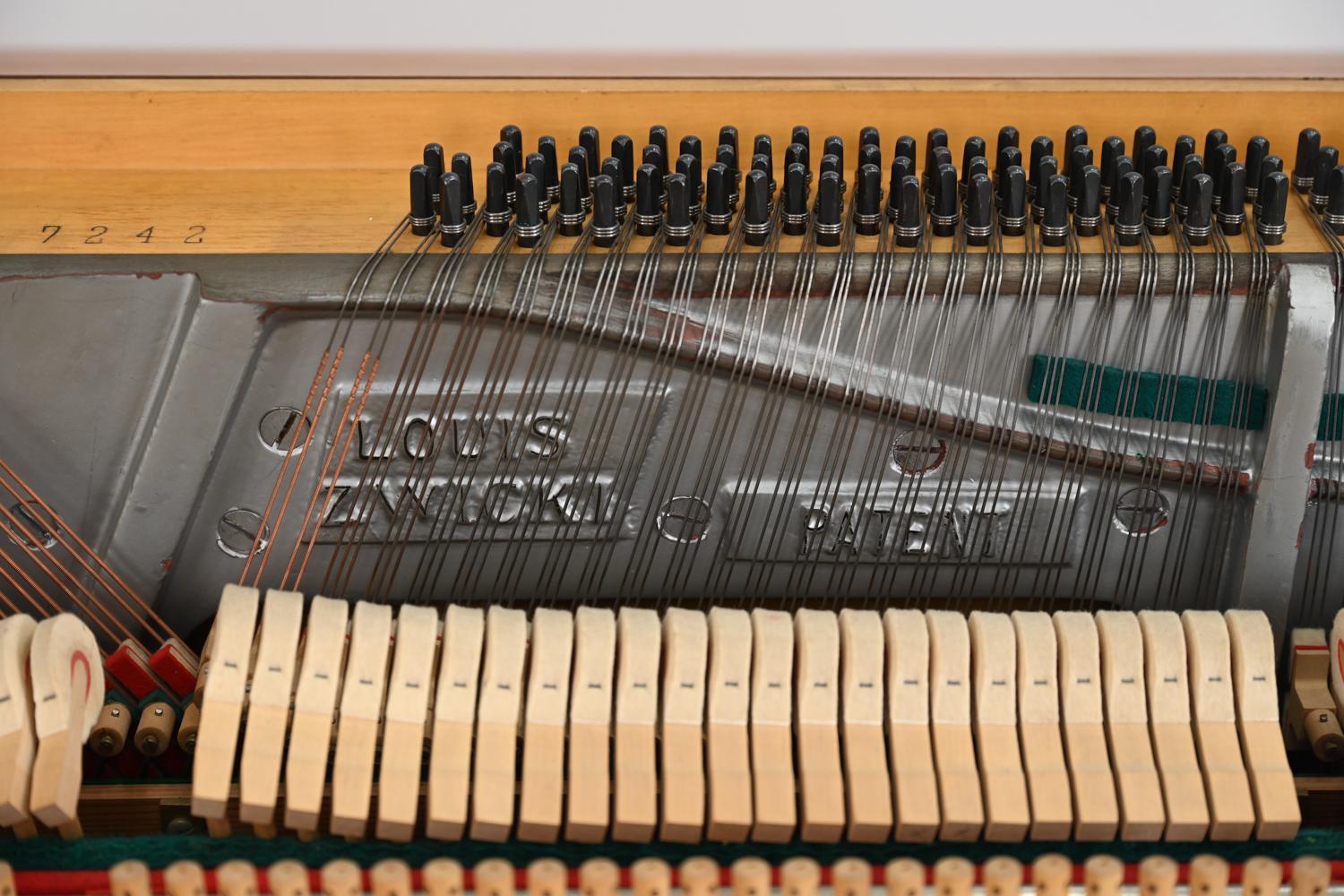 20th Century Louis Zwicki Danish Mid-Century Teak Pianette