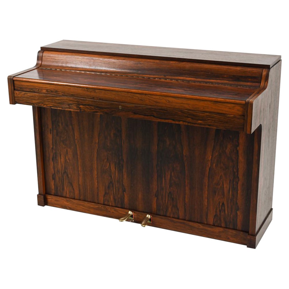 Louis Zwicki Danish Rosewood Pianette, c. 1960's
