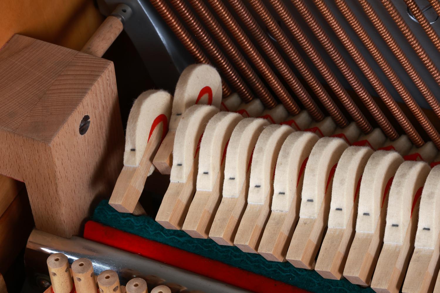 Dänische Pianette aus Teakholz von Louis Zwicki, ca. 1960er Jahre im Angebot 9