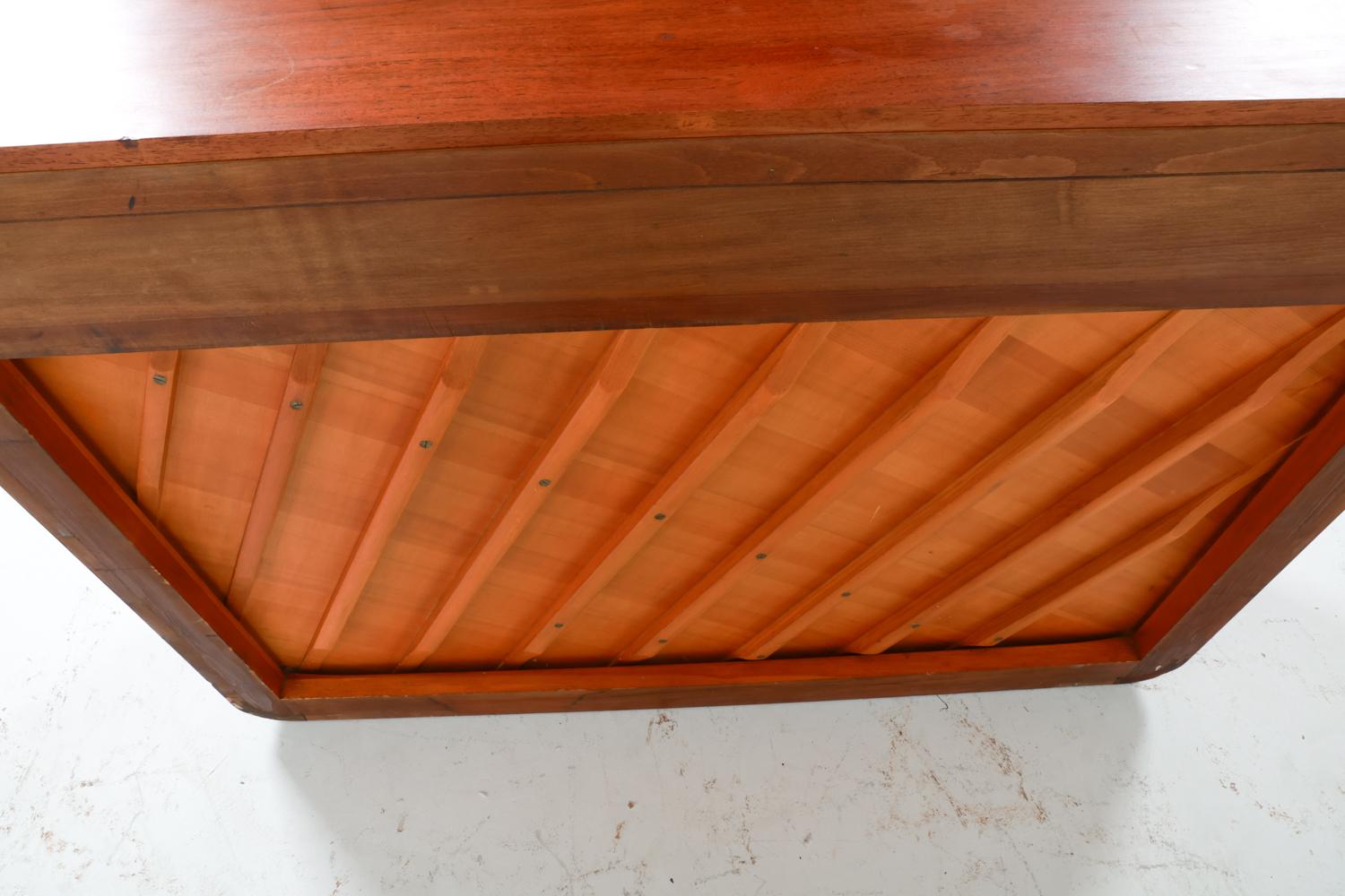 Dänische Pianette aus Teakholz von Louis Zwicki, ca. 1960er Jahre im Angebot 15