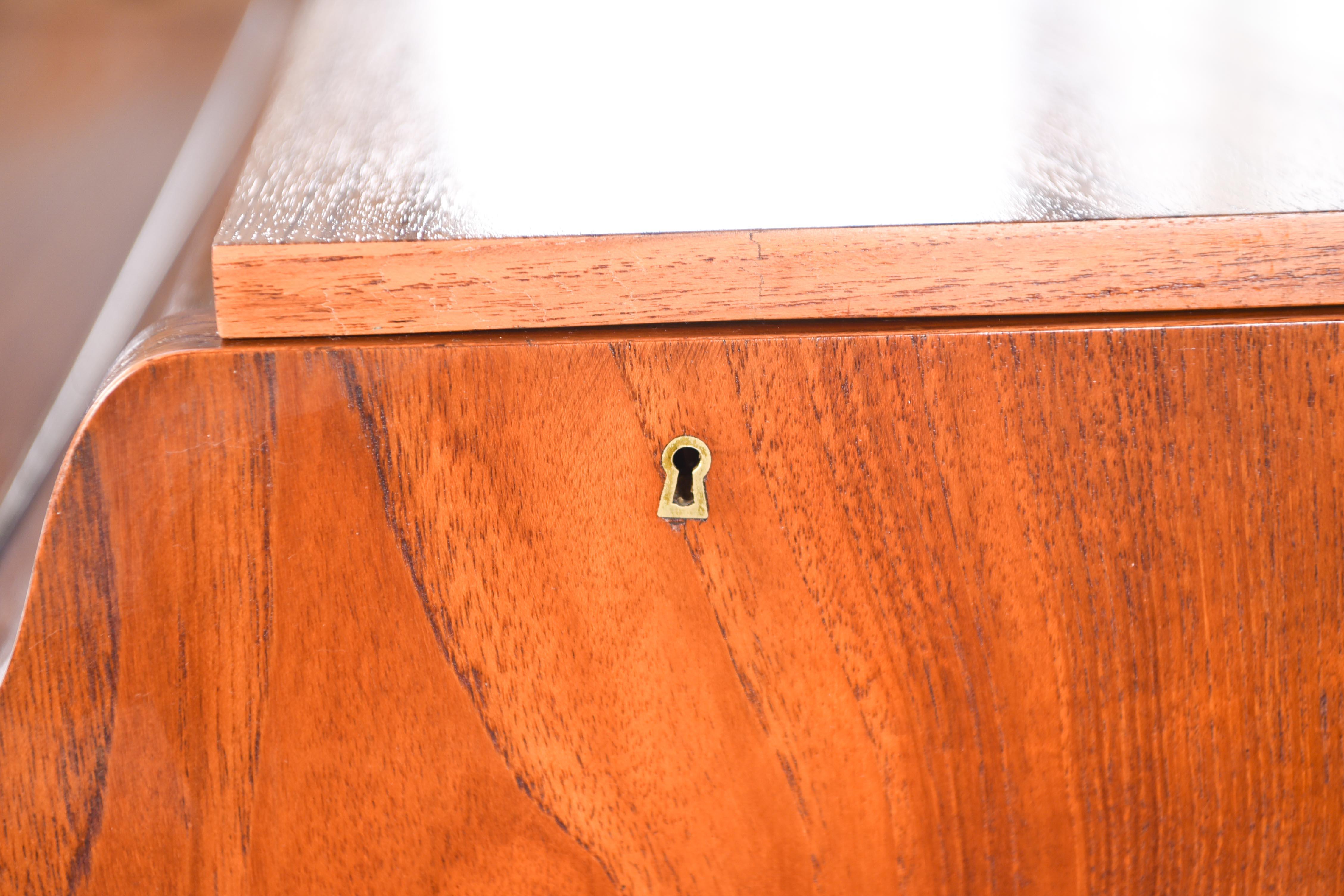 Louis Zwicki Midcentury Danish Teak Pianette 4