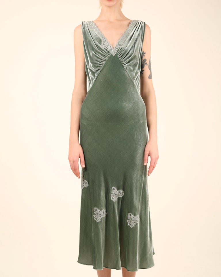 luisa beccaria green dress Luisa Beccaria Green Pleated Rushe Dress