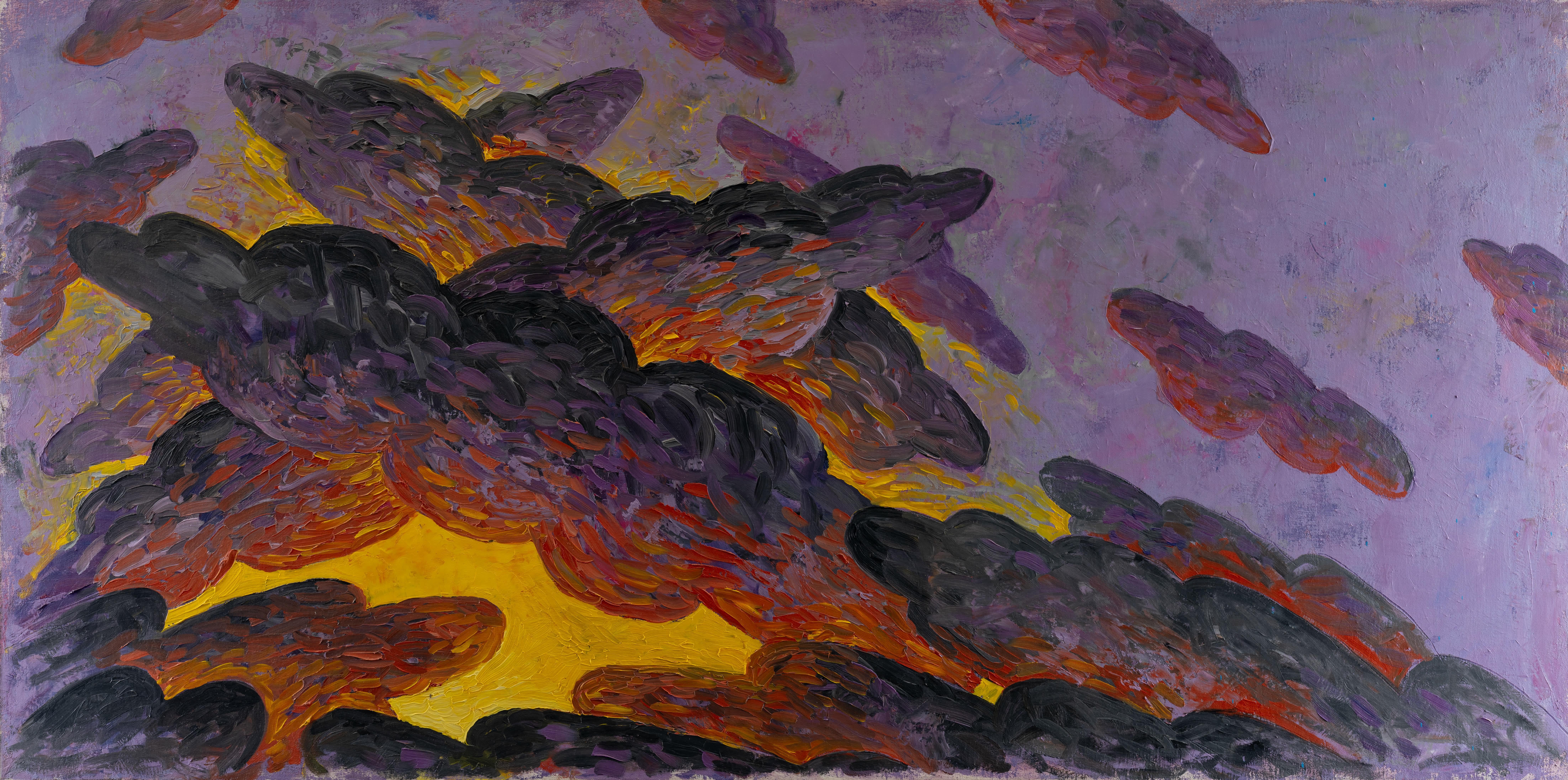 Sunrise - Contemporary Painting by Louisa Chase