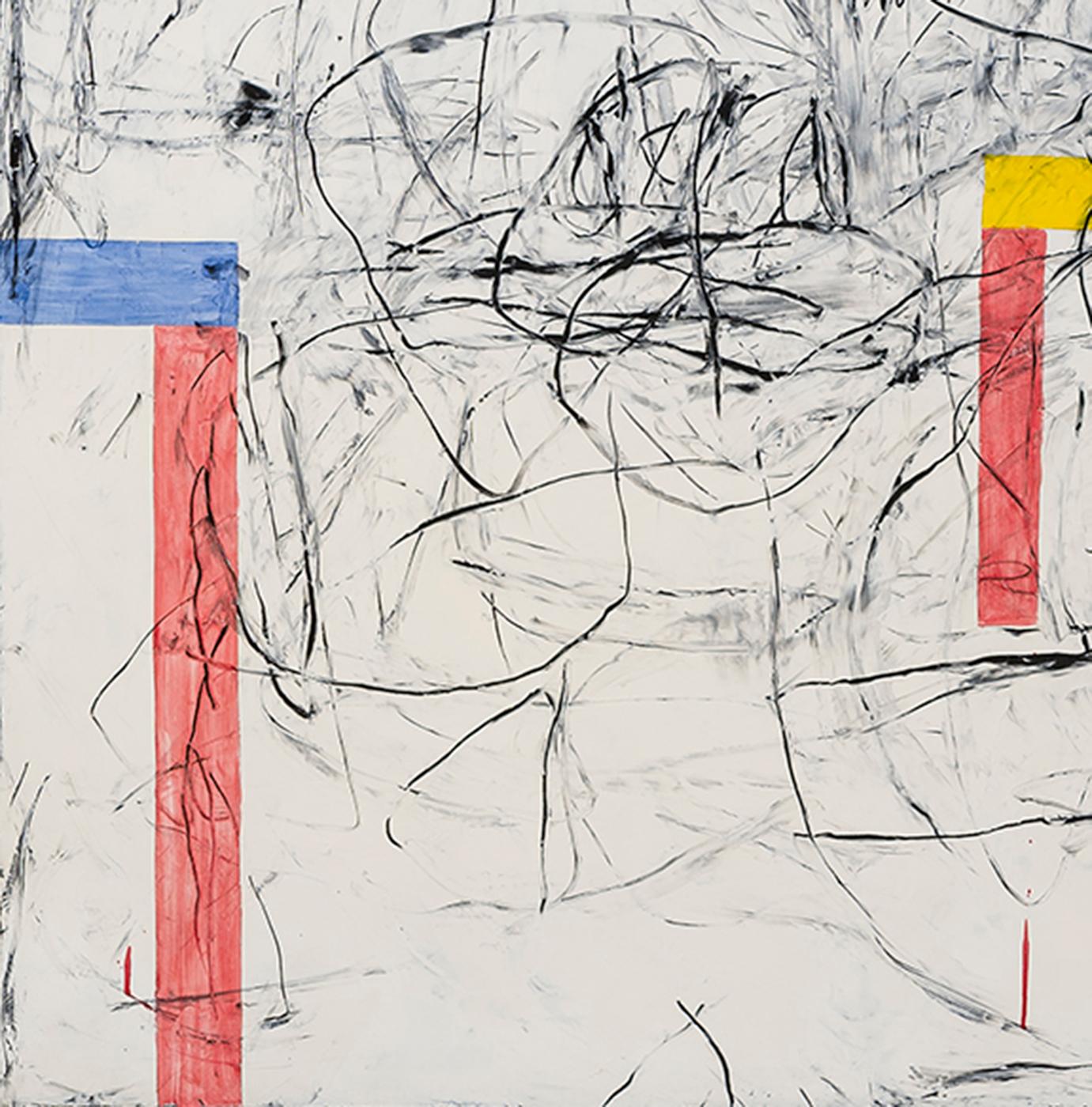 Senza titolo - Abstract Painting Grigio di Louisa Chase