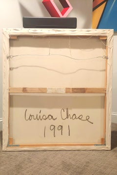 Untitled Yellow Figure oil, wax, acrylic enamel