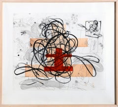 Baby, Baby, Abstract Expressionist Etching by Louisa Chase