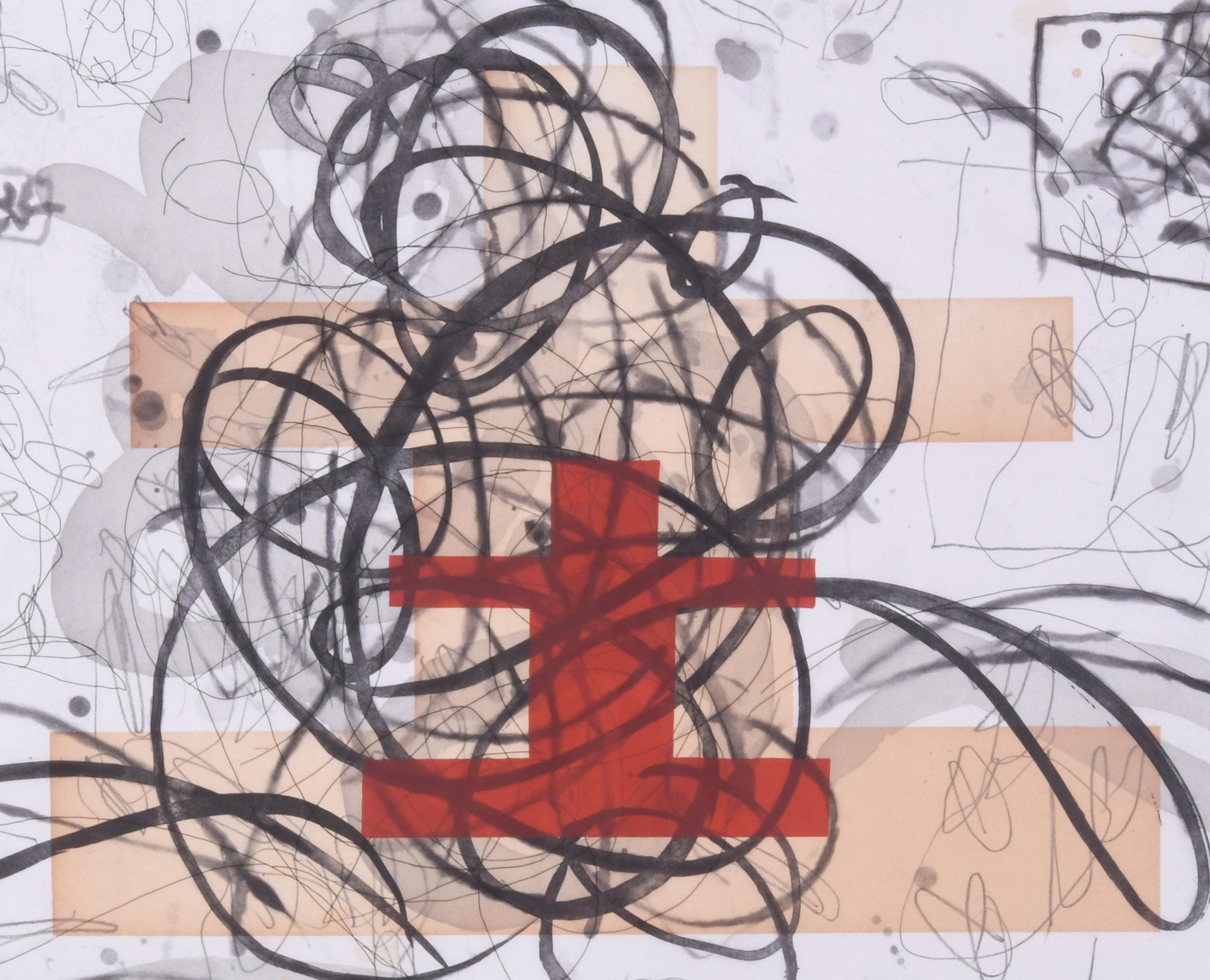 Baby, Baby - Abstract Expressionist Print by Louisa Chase