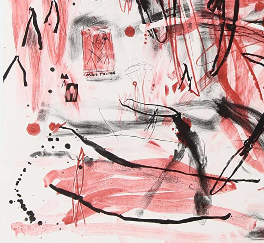 Red Mountain
Three color lithograph, 1986-7
Signed, titled and dated in pencil lower right
Annotated 