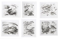Six Etchings, Abstract Print Portfolio by Louisa Chase
