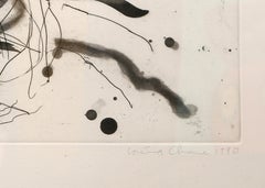 Ohne Titel - Hände, Abstrakte expressionistische Radierung von Louisa Chase
