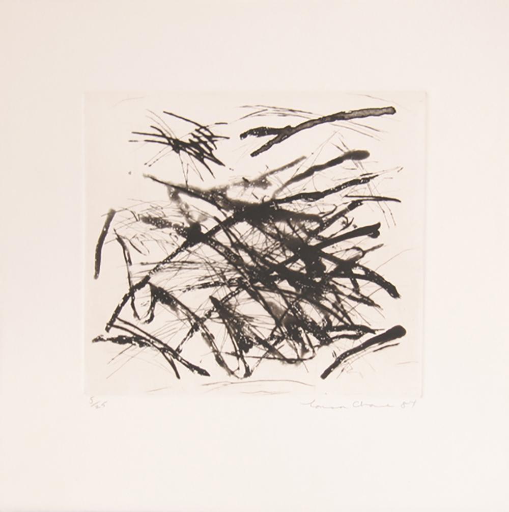 Abstract Print Louisa Chase - Sans titre (Aiguilles)