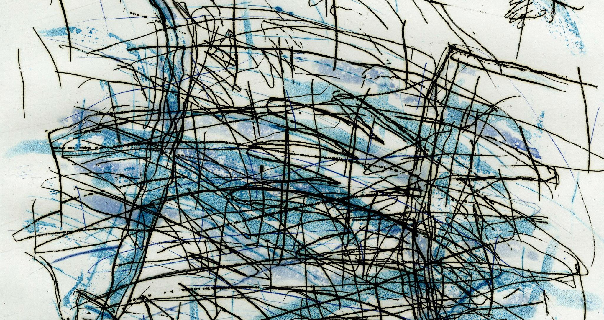 Untitled (Undertow Variant) - Abstract Geometric Print by Louisa Chase