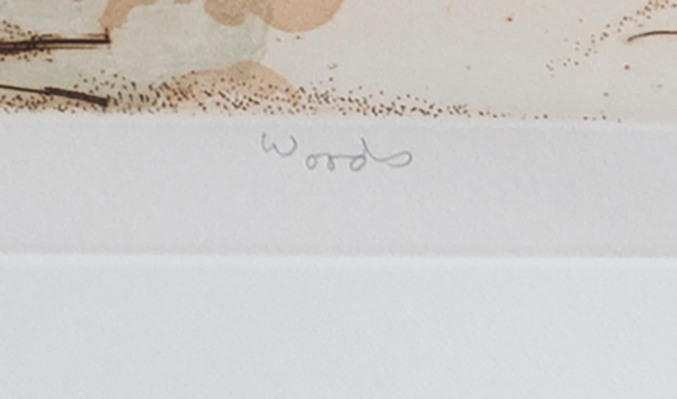 Bois, aquatinte expressionniste abstraite de Louisa Chase en vente 2