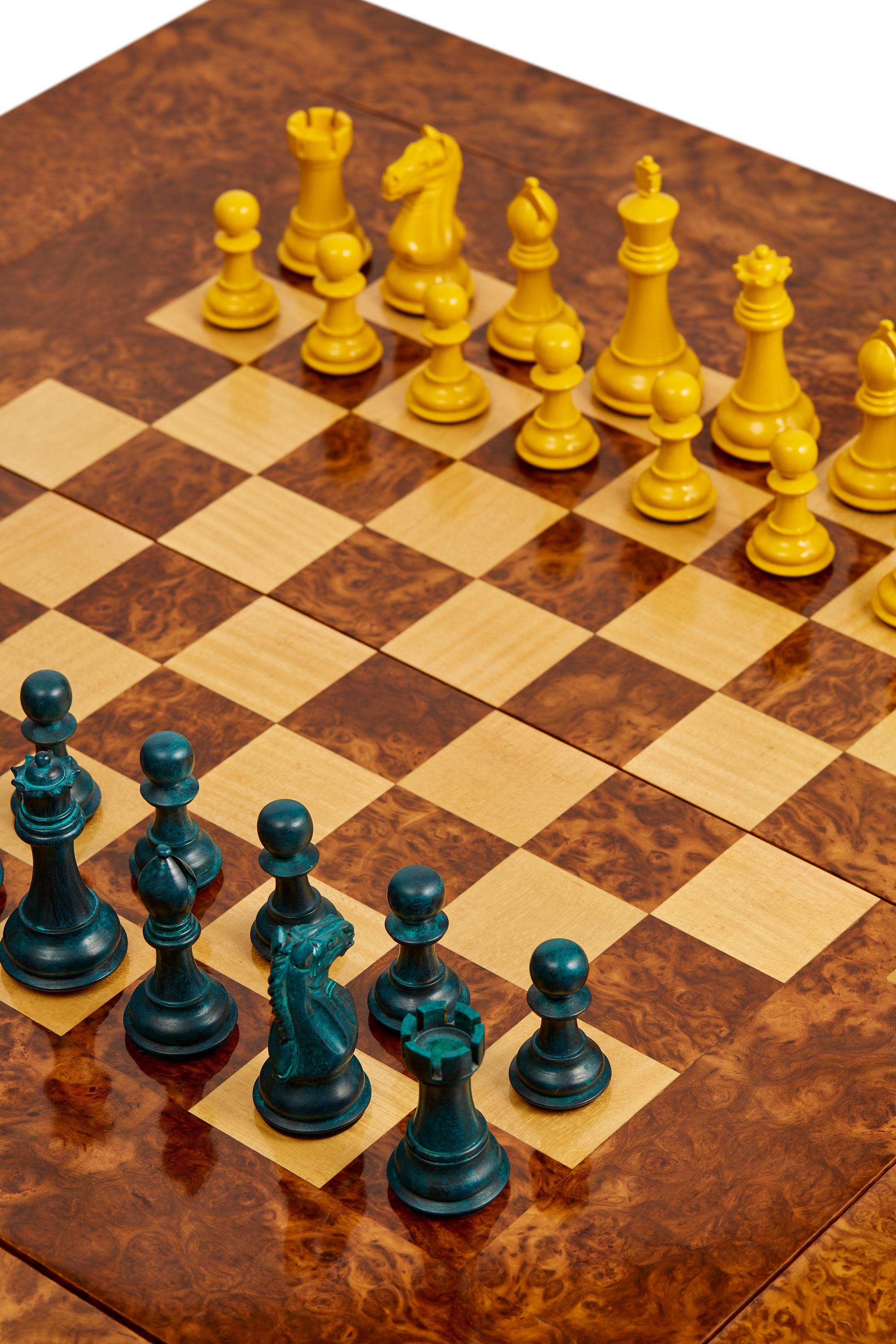 Brass Louisa Games Table by Alexandra Llewellyn For Sale