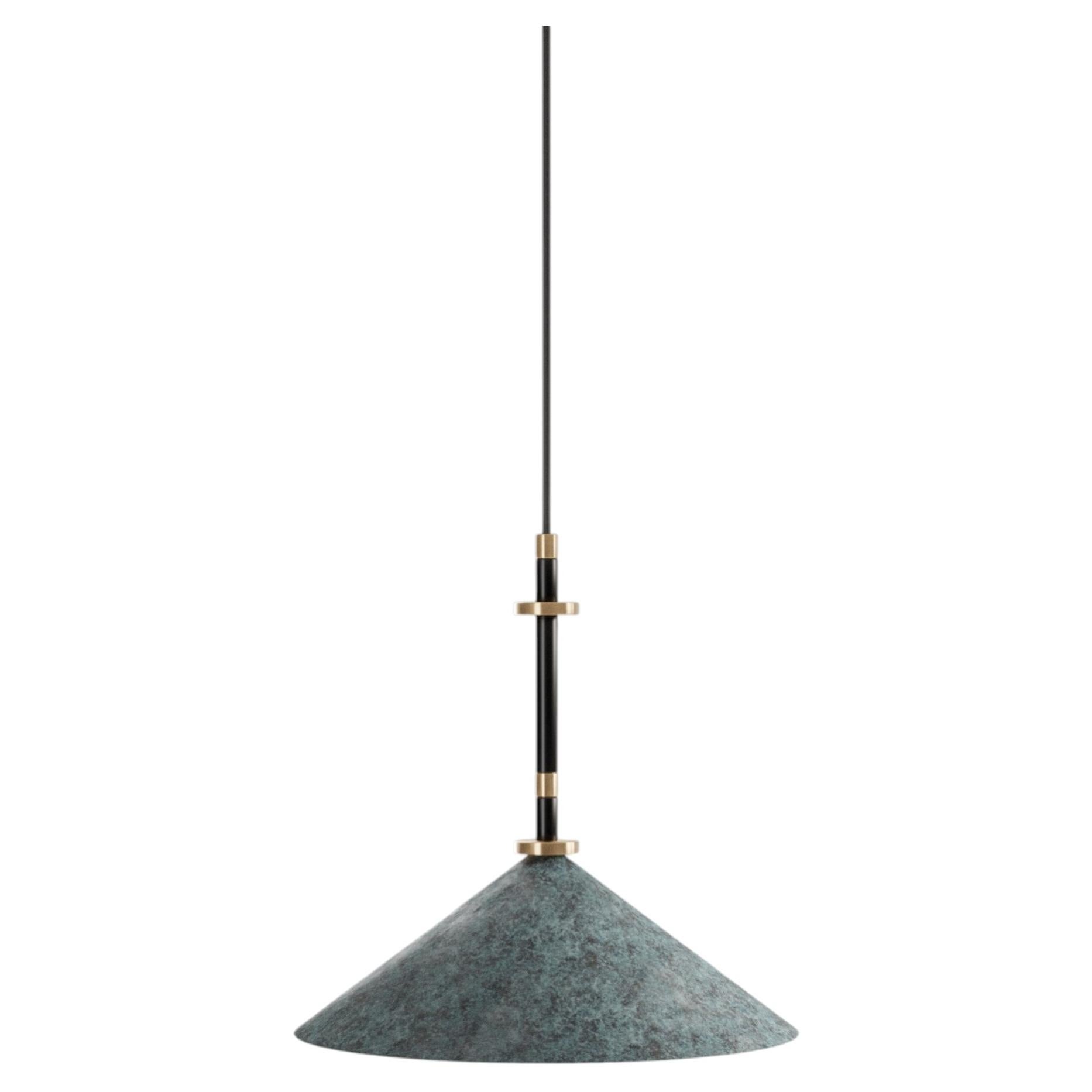 Louisa I Ceiling Lamp in Solid Brass & Aluminium by Studio Marine Breynaert For Sale