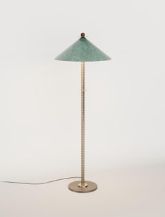 Louisa IV Floor Lamp in Solid Bronze and Brass by Studio Marine Breynaert