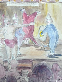 The Circus Performance 1930's French Impressionist