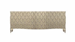 Louise Art Deco Blanket Chests Fleur De Lis Fine Hammered Brass by Paul Mathieu